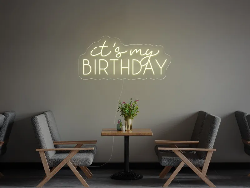 It`s My Birthday - Insegne al neon a LED
